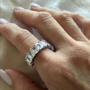 Swarovski Silver Crystal Ring